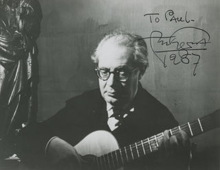 Segovia, Andrés. (1893–1987) Signed Photograph