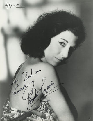 Segovia, Rosita. (1920–2003) Signed Photograph