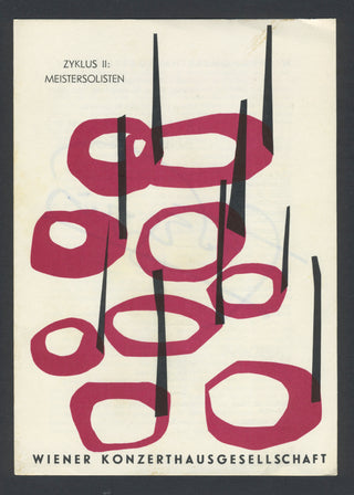 Segovia, Andrés. (1893–1987) Signed Program