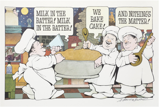 Sendak, Maurice. (1928–2012) "In the Night Kitchen" - Signed Print