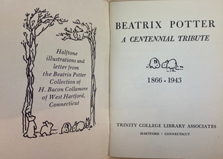 [Potter, Beatrix. (1866-1943)] Sendak, Maurice. (1928-2012) Beatrix Potter: A Centennial Tribute