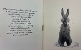 [Potter, Beatrix. (1866-1943)] Sendak, Maurice. (1928-2012) Beatrix Potter: A Centennial Tribute