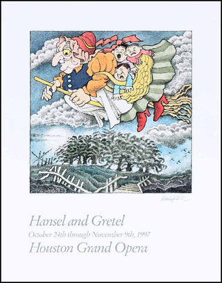 [Literature &amp; Art] [Children&apos;s Books] Sendak, Maurice. (1928 - 2012) Hansel and Gretel - SIGNED POSTER