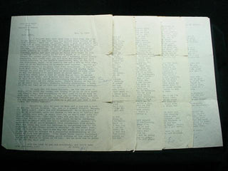 Shaw, Artie. (1910–2004) Collection of Typed Letters Signed