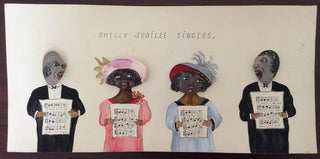 [Fisk Jubilee Singers] "Shelly Jubilee Singers" - Unusual African Americana Shell Art