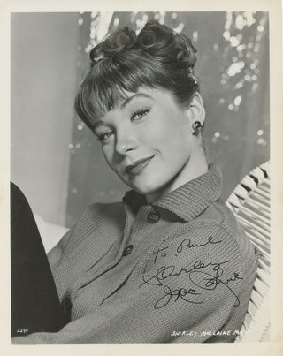 MacLaine, Shirley. (b. 1934) Early Signed Photograph