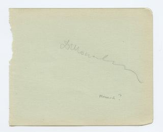 Shostakovich, Dimitri. (1906–1975) Autograph Signature