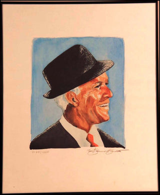 [Jazz & Song] [Sinatra, Frank. (1915–1998)] Bennett, Tony. (b. 1926) Signed Potrait of Frank Sinatra by Tony Bennett