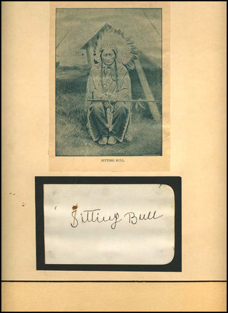 [History] Sitting Bull (1834 - 1890) Autograph Signature