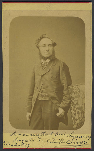 [Paganini, Nicolò. (1782–1840)] Sivori, Camillo. (1815–1894) Signed Photograph