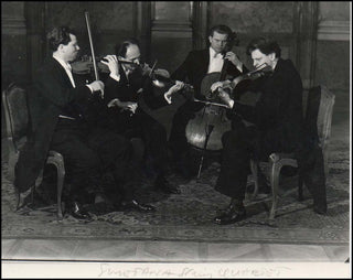 [String Quartets] Smetana String Quartet. (1945 - 1989) Signed Photograph