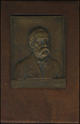 Smetana, Bedrich. (1824 - 1884) Bronze Portrait Plaque