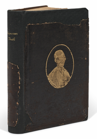 Truth, Sojourner. (circa 1797-1883)  "Narrative of Sojourner Truth...Drawn from her 'Book of Life'" - Expanded edition of her autobiography, with abolitionist provenance