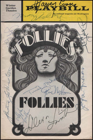 Sondheim, Stephen. (1930–2021) Signed "Follies" Playbill