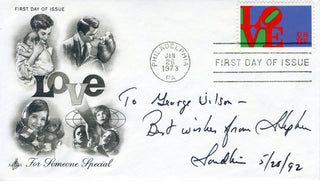 Sondheim, Stephen. (1930–2021) Signed FDC