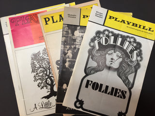 Sondheim, Stephen. (1930–2021) Group of Early Autograph Letters and Playbills