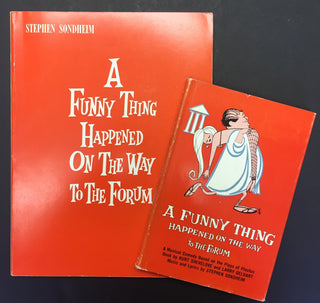 Sondheim, Stephen. (1930–2021) "A Funny Thing Happened on the Way to the Forum" - SIGNED VOCAL SCORE & LIBRETTO