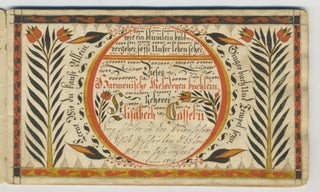 [Fraktur Songbook ] [Kulp, David. (1777–1834)] Early 19th Century German Manuscript Fraktur Songbook from Pennsylvania