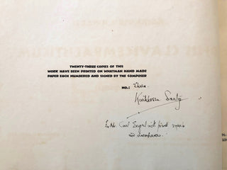 Sorabji, Kaikhosru Shapurji. (1892 - 1988) Opus Clavicembalisticum - SIGNED FIRST EDITION OF ONE OF THE LONGEST SOLO PIANO WORKS EVER COMPOSED