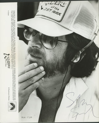 Spielberg, Steven. (b. 1946) "Raiders of the Lost Ark" - Signed Promotional Photograph