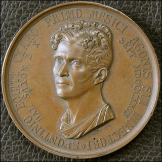 Spontini, Gaspare. (1774-1851) 1829 Portrait Medal