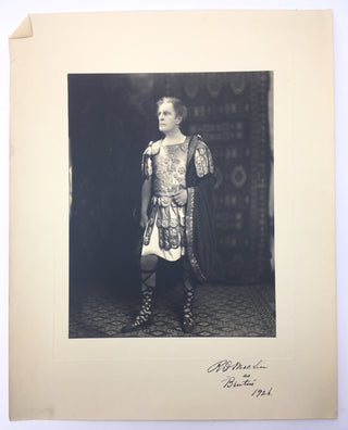 [Theatre & Film] Spurr, Ervin Willard.  Group of Original Photographs with Signed Self-Portrait