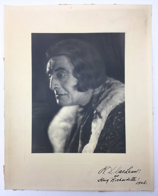 [Theatre & Film] Spurr, Ervin Willard.  Group of Original Photographs with Signed Self-Portrait