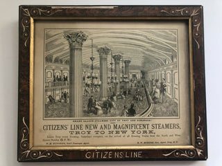 [Steamships] Citizens' Line New and Magnificent Steamers - Vintage Poster