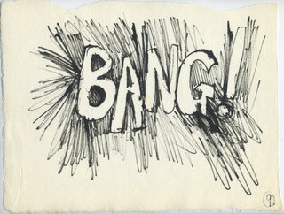 [Guns] Steig, William (1907–2003) "Bang!" - Original Drawing