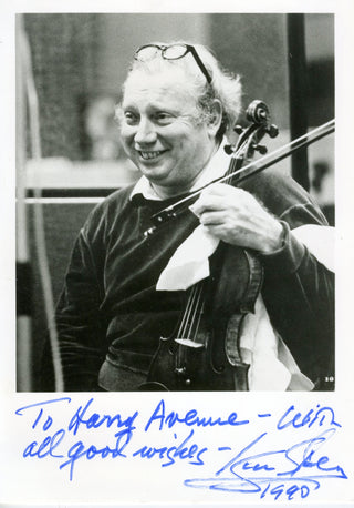 Stern, Isaac. (1920-2001) Signed Photograph