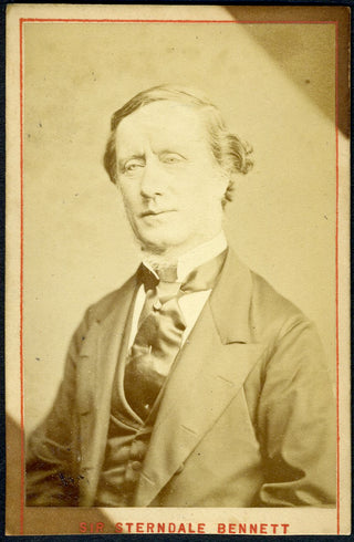 Sterndale Bennett, William. (1816-1875) Original CDV Portrait Photograph