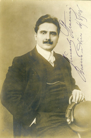 Stracciari, Riccardo. (1875-1955) Signed Photograph Postcard