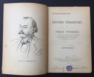 [Stradivari, Antonio. (1644–1737)] Two Books about Stradivari