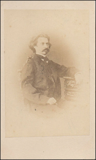 Strauss, Josef. (1827 - 1870) Early CDV Portrait Photograph