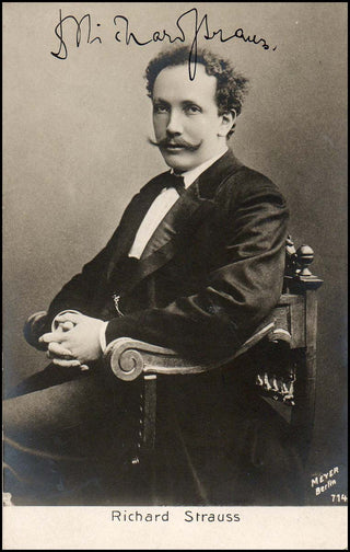 Strauss, Richard. (1864–1949) Signed Photograph