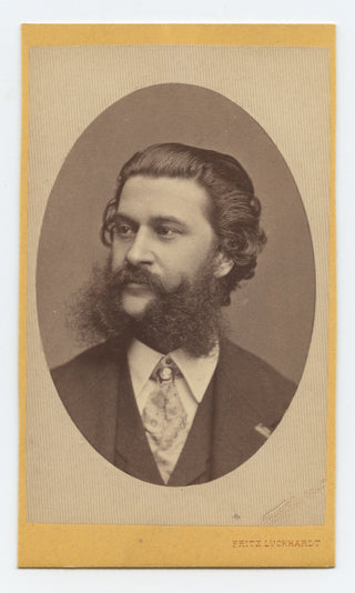 Strauss, Johann. (1804–1849) Carte de Visite Photograph