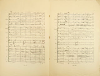 Strauss, Richard. (1864–1949) [Mitropoulos, Dimitri. (1896–1960)] "Intermezzo" [Interlude in A major from the first Act] - Conductor's Score from the Collection of Mitropoulos