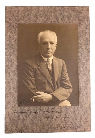 Strauss, Richard. (1864–1949) Large Signed Photograph from 1923 Buenos Aires Tour