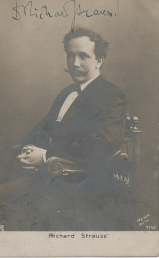 Strauss, Richard. (1864–1949) Signed Photograph