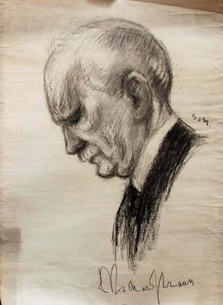 Strauss, Richard. (1864–1949) [Sors, Ivan. (1895–1950)] Large Signed Drawing