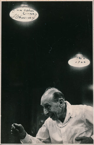 Stravinsky, Igor. (1882–1971) Signed Photograph