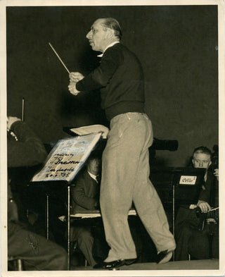 Stravinsky, Igor. (1882–1971) Signed Photograph