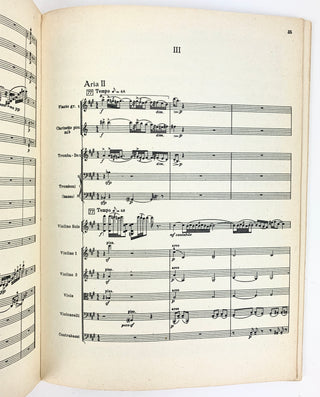 Stravinsky, Igor. (1882–1971) Concerto en ré pour Violon et Orchestre...Partition d'Orchestre. SIGNED SCORE