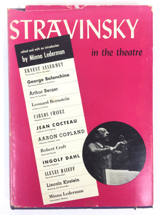 Stravinsky, Igor. (1882–1971) Stravinsky in the Theatre - SIGNED