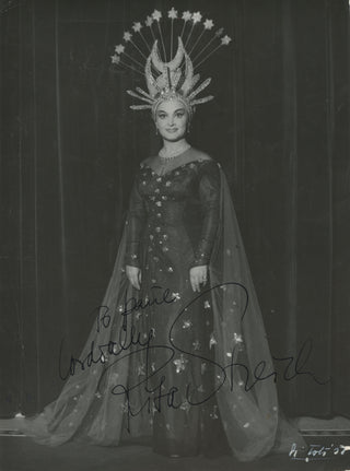 Streich, Rita. (1920–1987) Signed Photograph in "Die Zauberflöte"