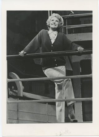 Stritch, Elaine. (1925-2014) [Coward, Noël. (1899-1973)] Signed Photograph in "Sail Away"