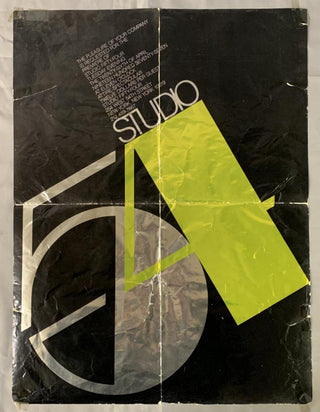 [Studio 54] Opening Night Invitation Poster