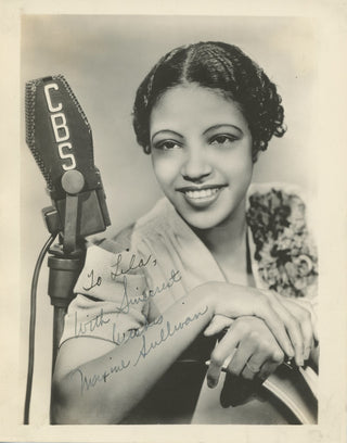 [Jazz & Song] Sullivan, Maxine. (1911 - 1987) Signed Photograph