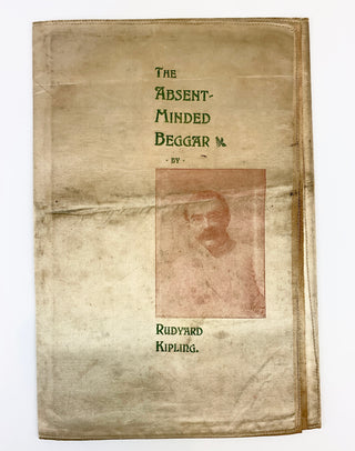 Sullivan, Arthur. (1842–1900) [Kipling, Rudyard. (1865–1936)] The Absent-Minded Beggar: Silk Souvenir Booklet