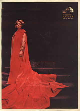 Sutherland, Joan. (1926–2010) Signed Promotional Mailer for RCA Victor Recording of "Norma"